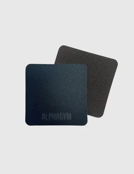 ALPHA GYM Grip Pads Black, 2-Pack – Hand Protection for Training