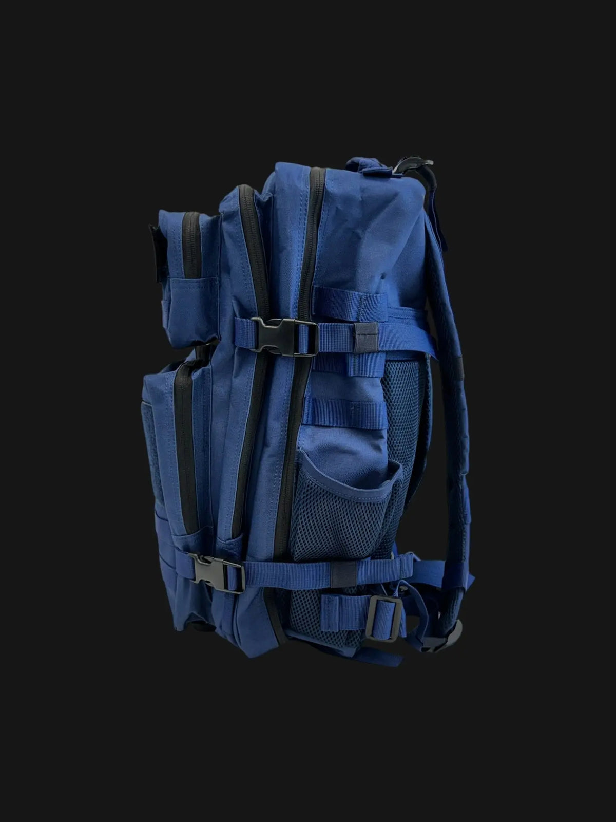ALPHA GYM Gym Backpack 45L with Laptop Compartment – Military Blue – Gym Rucksack 45L