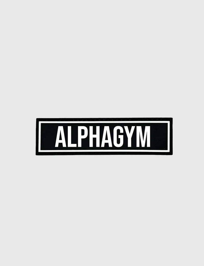 ALPHA GYM Klett Patch Original Logo für Military Gym Rucksack