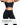 SOLENA Seamless Scrunch Leggings Schwarz – Detail High Waist Bund