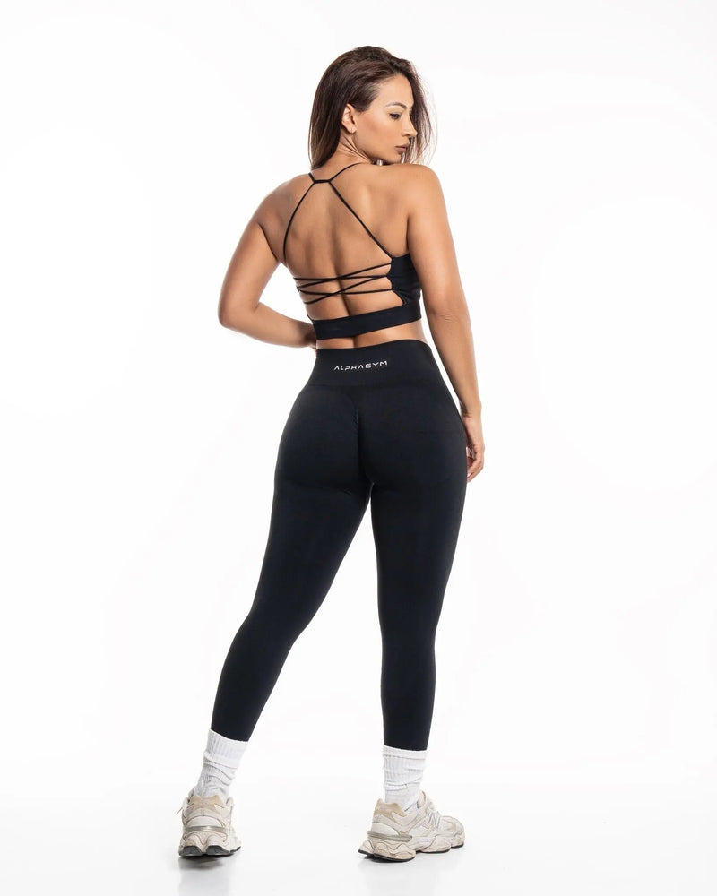 ALPHA GYM SOLENA Set Schwarz – Ansicht 2